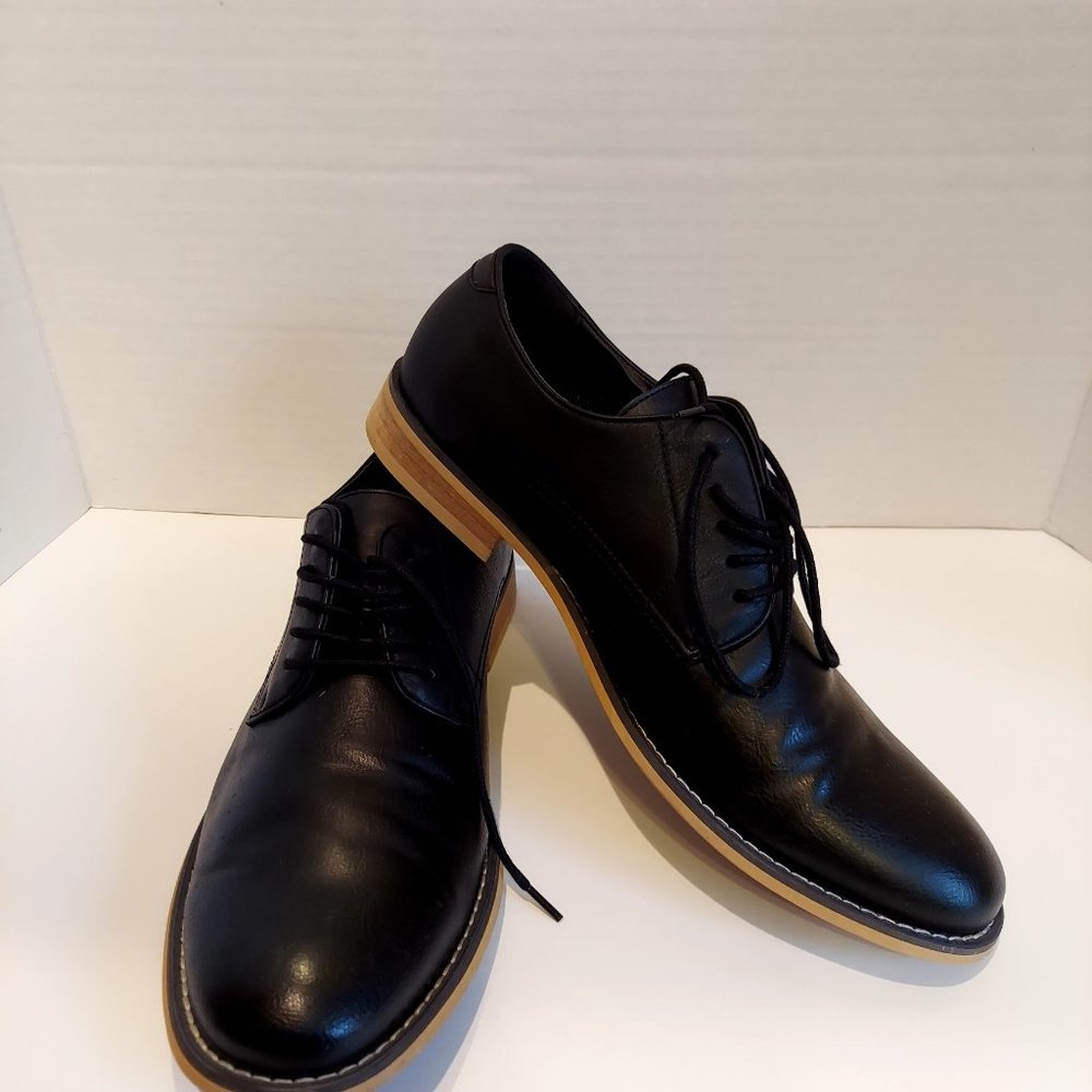 JF J. Ferrar Swartz men's Black Oxford Dress Shoes Size 13